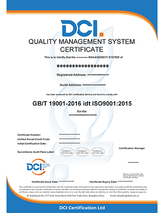 ISO 9001 英文样本