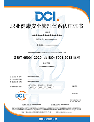 ISO 45001 中文样本